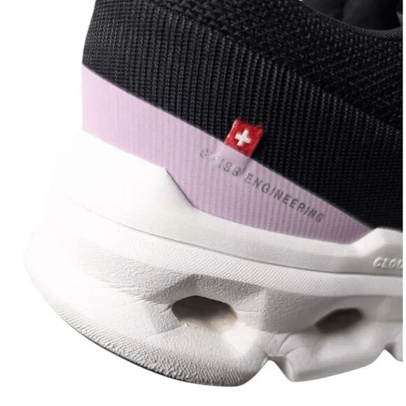 On Running Women's Athletic Shoes - Black and Gray - Picture 12 of 16